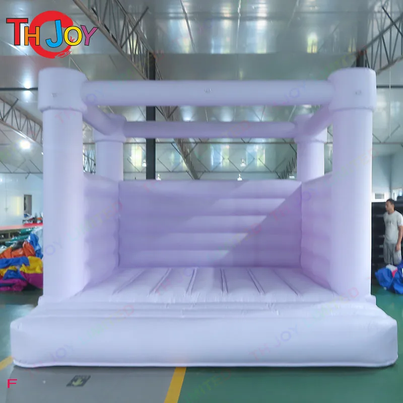 

Outdoor Inflatable White Bounce House PVC Inflatable Bouncy Castle/Moon Bounce House/Bridal Bounce Wedding Bounce House White