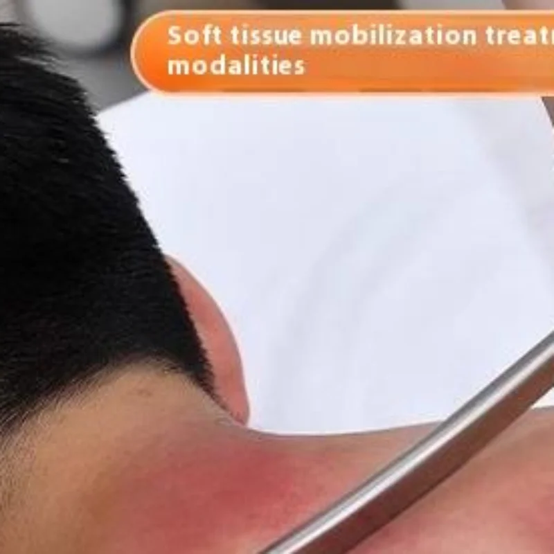 

1 шт. Массажный инструмент Гуаша для проработки больших мышц и мягких тканей, нож для фасций из нержавеющей стали 304