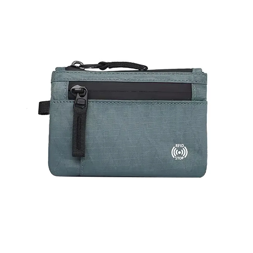 Portable X-Pac Material RFID Smart Wallet RFID Blocking Lightweight Card Holder Thin Coin Purse