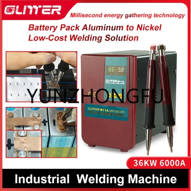 GLITTER 811A Spot Welder Pulse Spot Welding Machine For Lithium Battery Pack Welding Machine With Remote Soldering 75A Pen