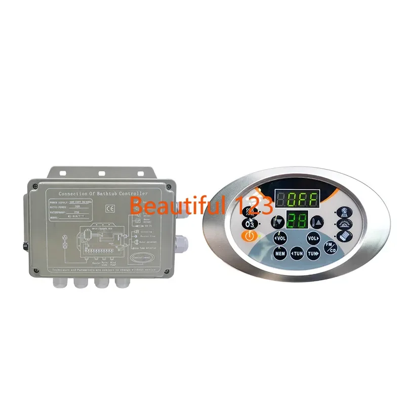 

Massage Bathtub Controller KL-819 SPA Bathtub Control Panel Digital Display Temperature Control Screen Supply