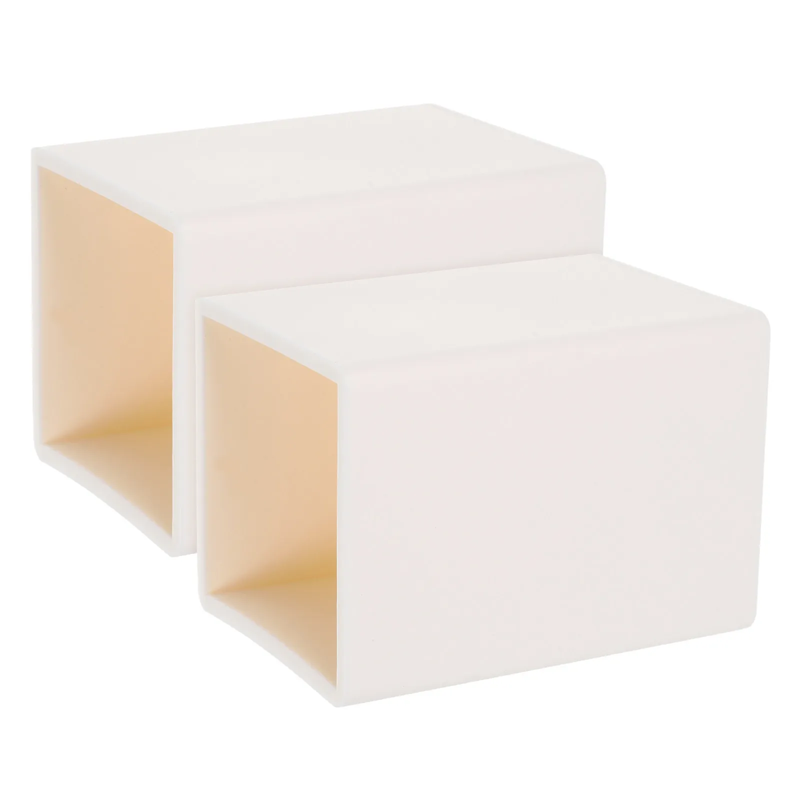 2Pcs Large Capacity Silicone Pen Holder Pen Container Desk Pencil Organizer Makeup Brush Holder Multifunctional Storage