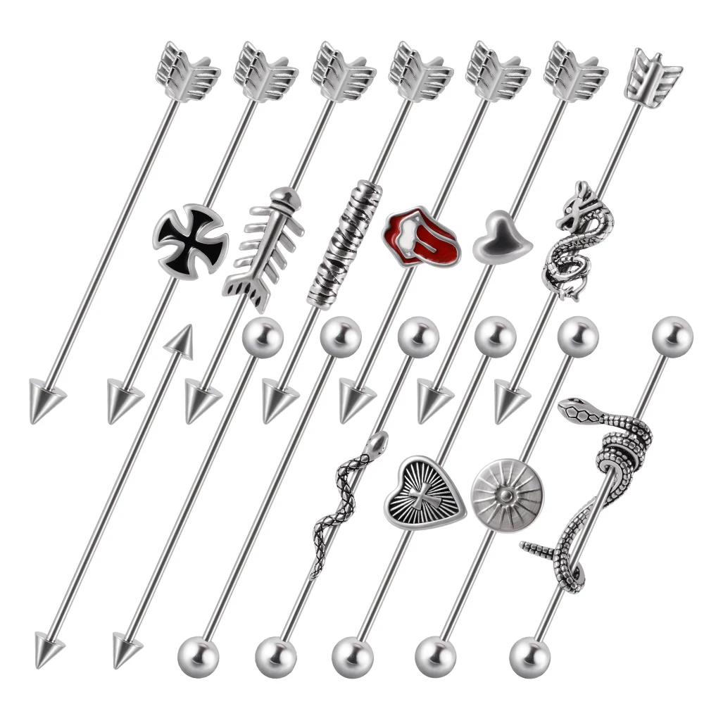 Bulto Piercing Industrial - Joyería Para Piercing - AliExpress