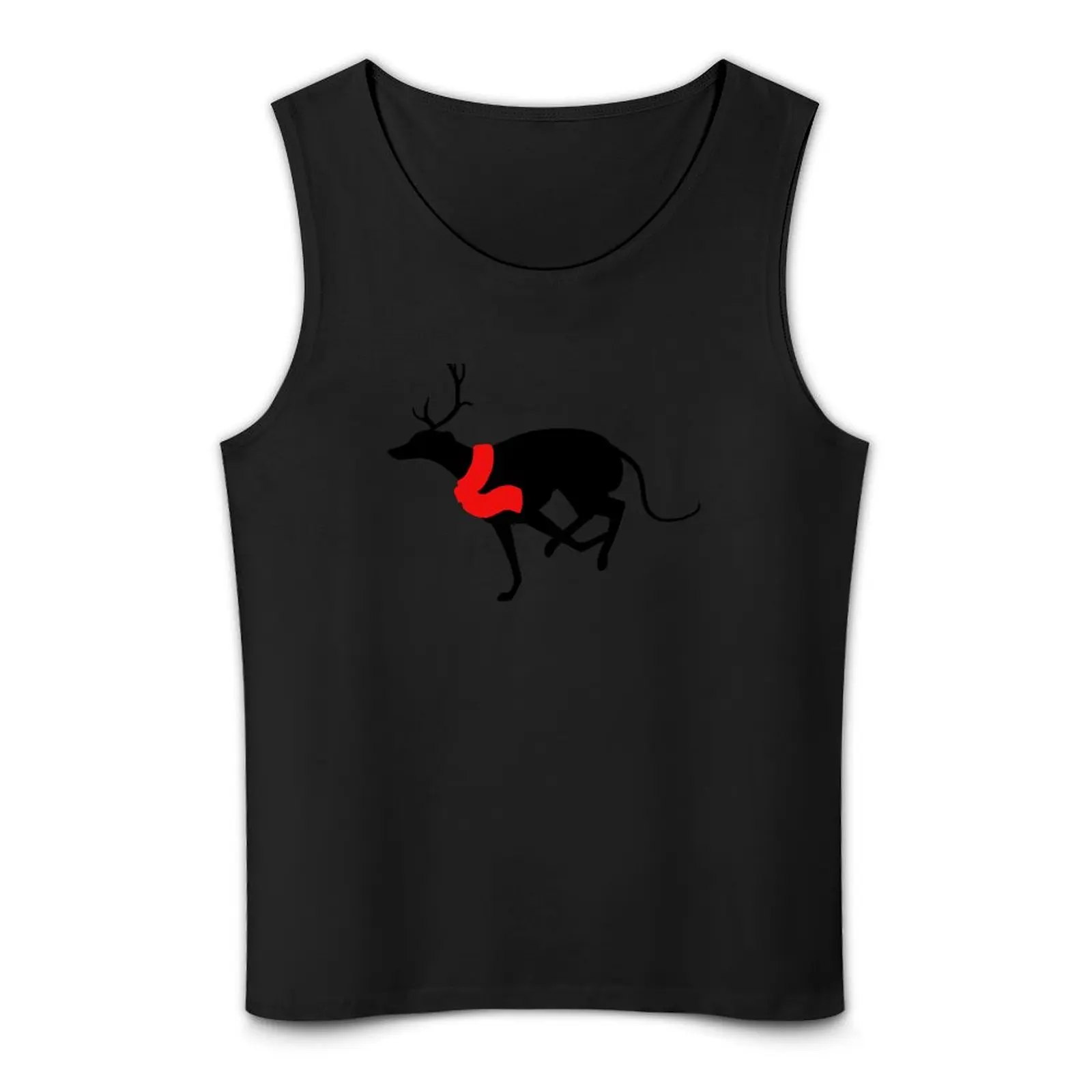 Christmas greyhound silhouette Tank Top fitness Bodybuilding shirt best selling products