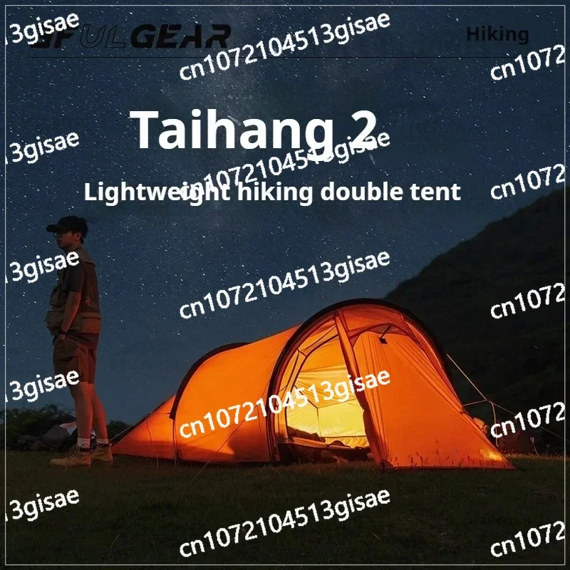 

Палатка 15D Silnylon Походная палатка с стержнями из алюминиевого сплава 7001 3F UL GEAR Taihang 2 Кемпинговая палатка Новая уличная сверхлегкая палатка 3/4 сезона