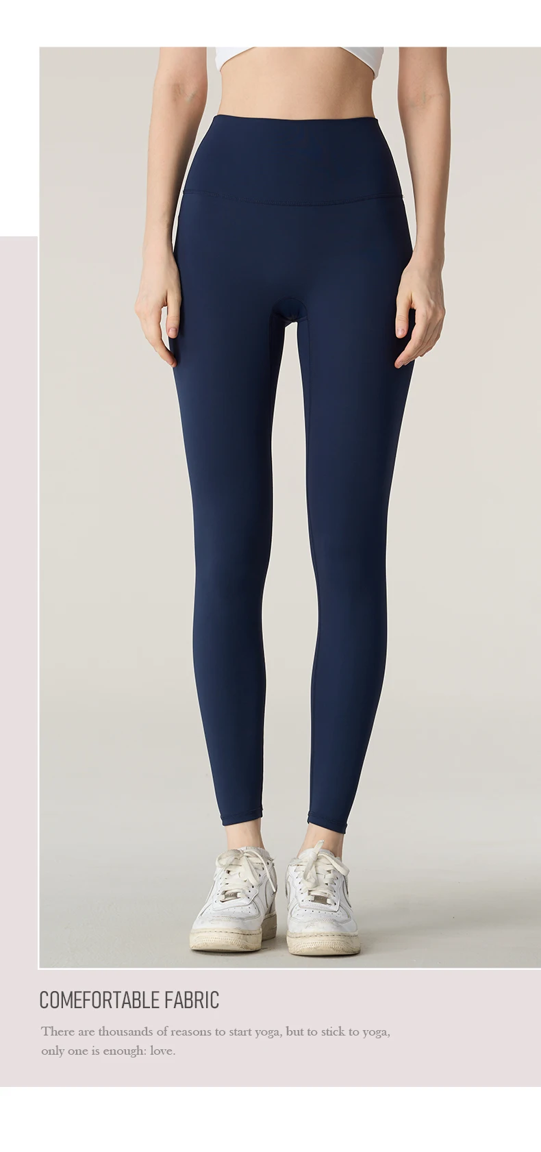 Hochgeschnittene Yoga-Leggings für Damen, ideal für Sommer-Workouts, hohe Elastizität, atmungsaktiv, formgebend, für Laufen, Outdoor-Aktivitäten, Freizeit, Radfahren und Yoga. – Detail 11