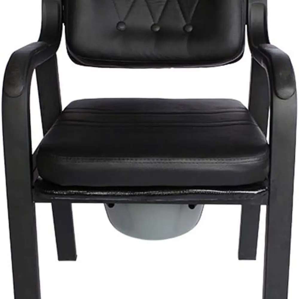 كرسي صوان عالي التحمل من القطيفة لكبار السن، مقعد مرحاض آمن للحمام مع إطار دعم