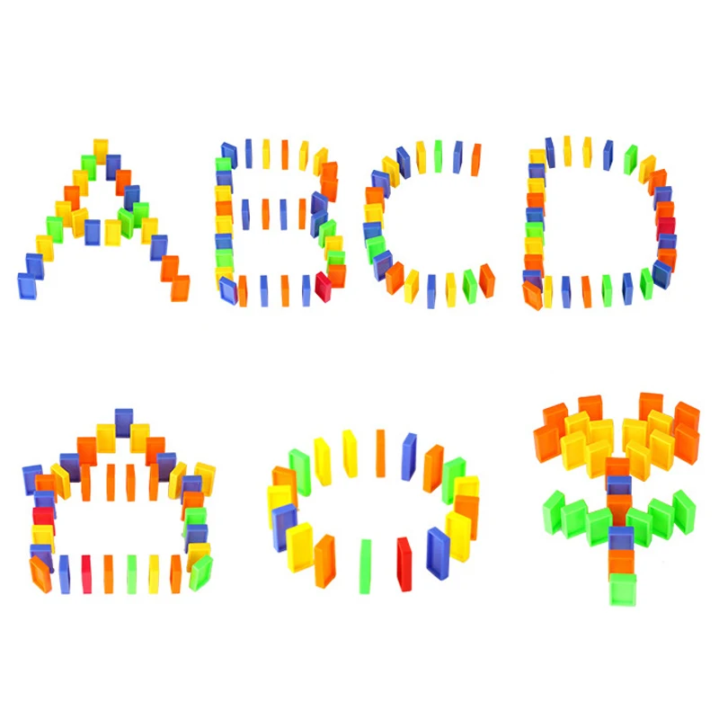 Train  Blocks Building Stacking Toy Gift For Boys Girls Kids