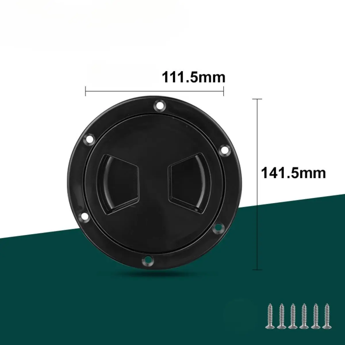

ABS Marine Deck Hatch Waterproof Seal Rubber O Rings Detachable Cover Inspection Plate for Boat Yacht RV Repair