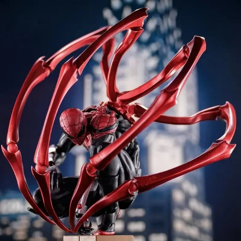

2026 Exclusive Hot Selling Messtoys Ct Toys Black Red Spider Man Action Figure New Item Anime Collectible Figurine Model Gift