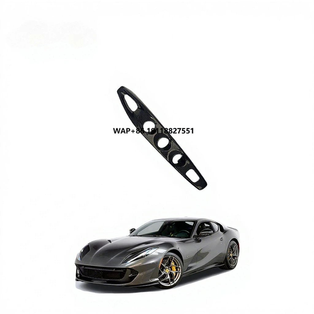 

Fit for 812 2017-2020 Superfast Center Console Full Dry Carbon Transmission Control Panel Bridge Central Console Cover
