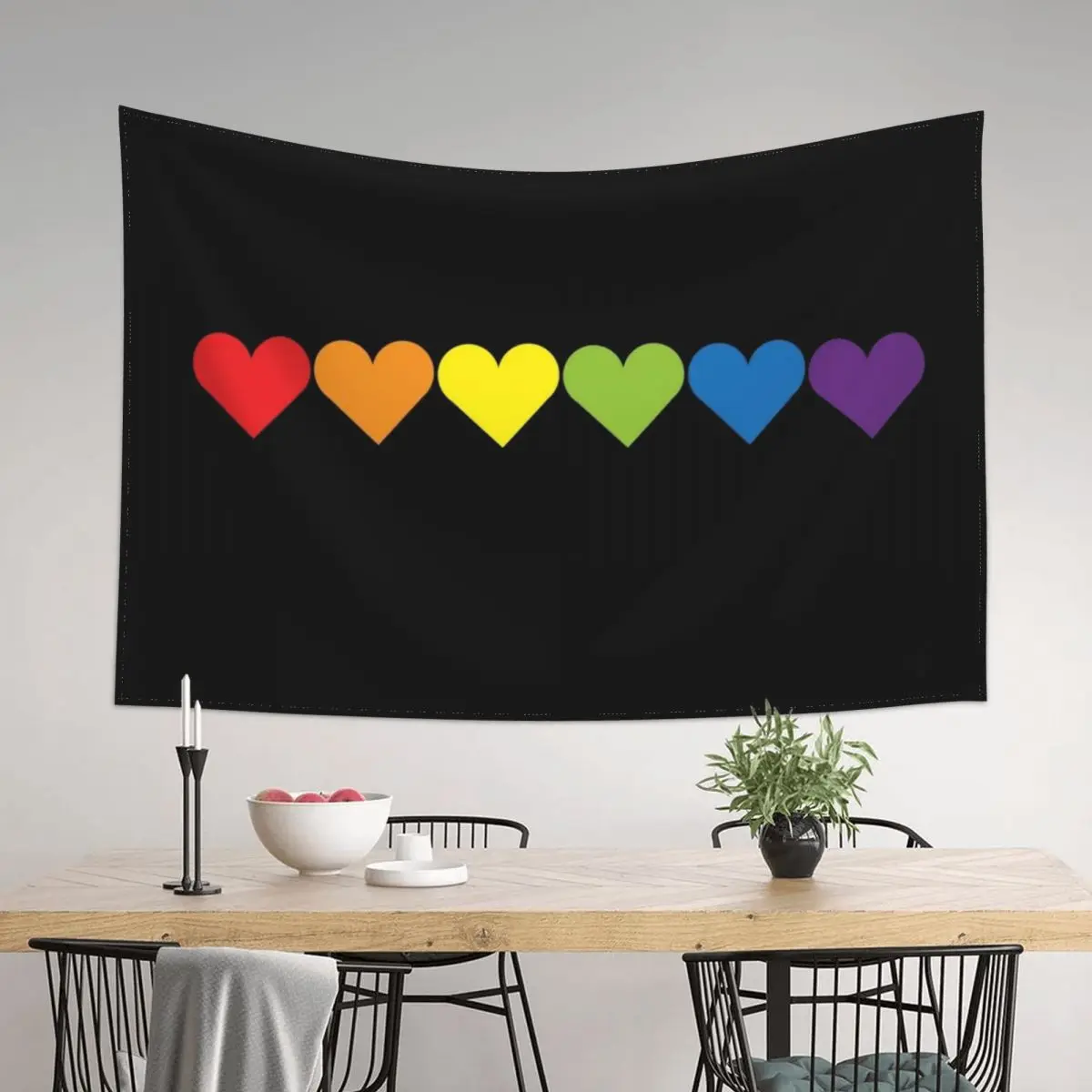 

Pride Hearts Tapestry Bedroom Organization And Decoration Kawaii Room Decor Decorations For Your Bedroom Tapestry