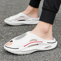 Pallene sandali da uomo estate leggera EVA scarpe Casual zoccoli pantofole da giardino per la casa scivoli piatti da spiaggia all'aperto suola spessa infradito maschile