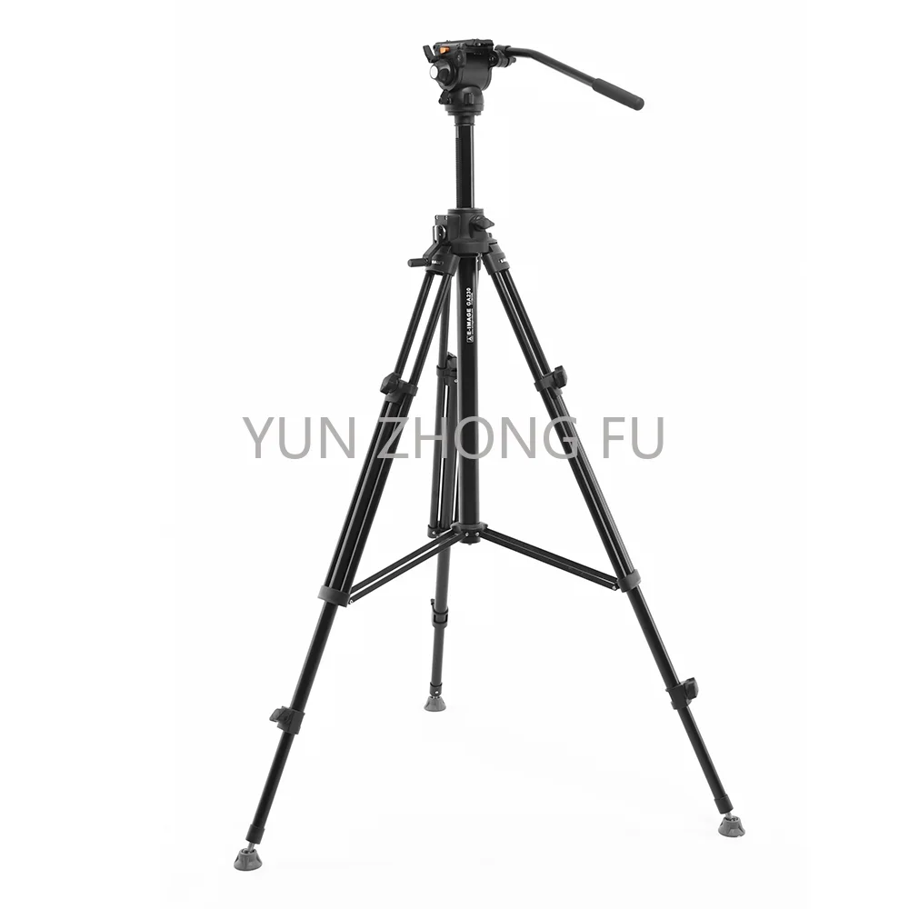 For DSLR Camcorder Wedding Photography Stand Auto Camera Tripod E-IMAGE EG03FA3 96-inch Aluminum Geared Video