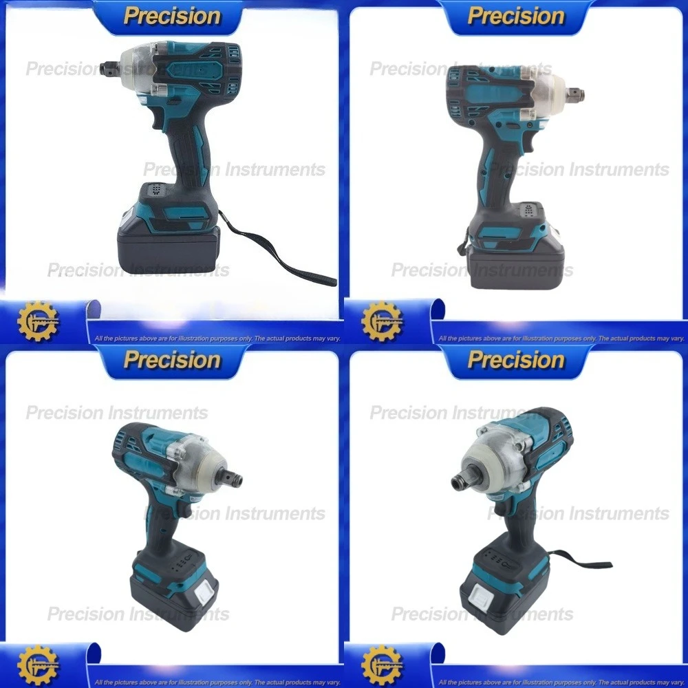2026 Cordless Brushless Electric Wrench for Home Use Lithium Battery Powered Impact Wrench Electric Tool for International