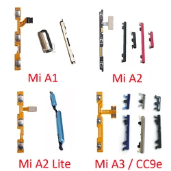 For Xiaomi Mi A1 A2 Lite A3 CC9e Original Phone New Housing Frame Power Volume Button On Off Side Key Flex Cable Parts