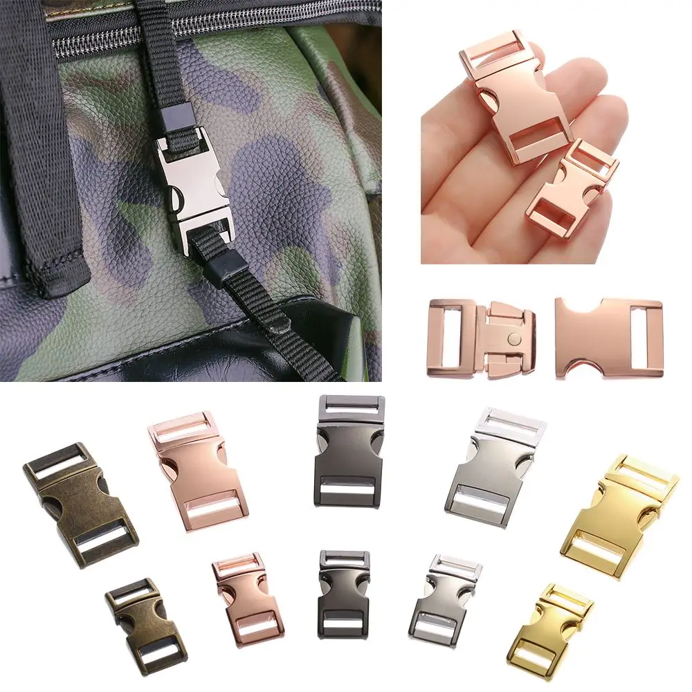 

5 colors DIY Paracord Bracelet Outdoor Camping Webbing Hardware Part Backpack Bags Accessories Pets Collar Side Release Buckles