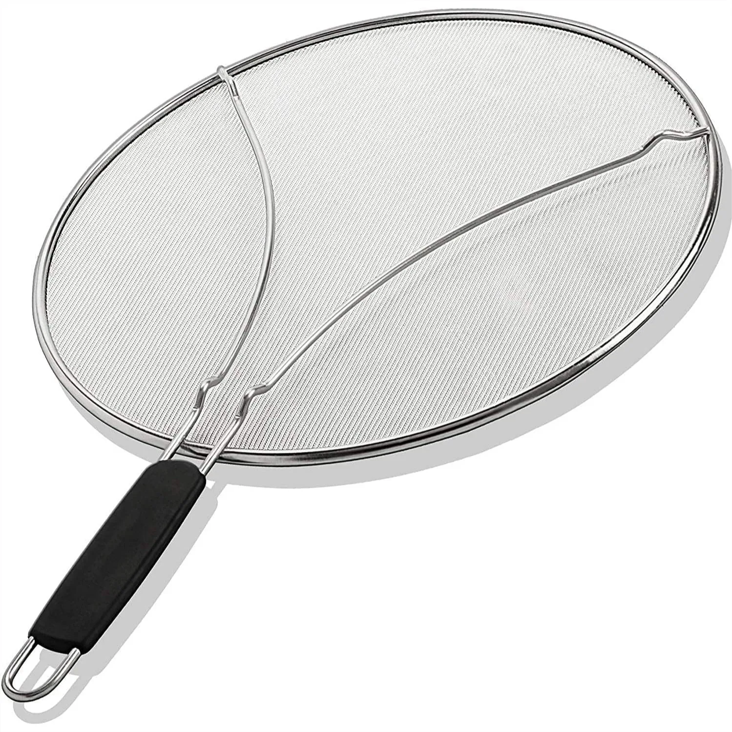 Stainless Steel Splatter Screen for Frying Pan, 13 Inch Grease Guard, Keeps Stove Clean