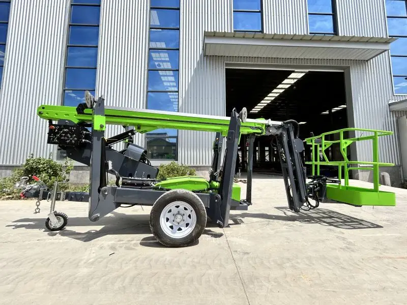 14M & 16M Trailer Mounted Boom Lift Hydraulic Man Articulating Aerial Platform Spider Telescopic Spider Aerial Platform