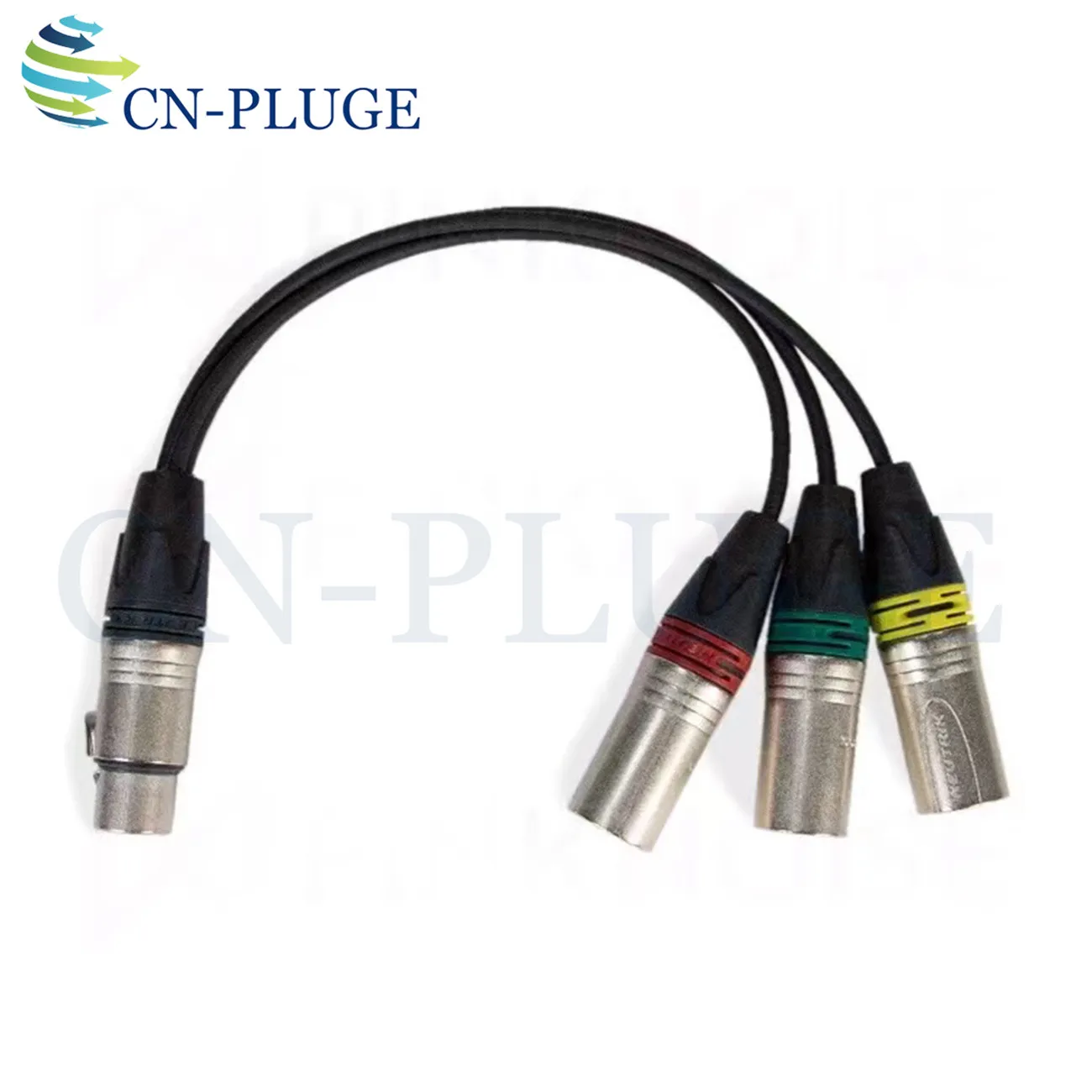 DMS (double MS) Microphone Dedicated Audio Cable XLR7Pin Female to 3 XLR3 Pin