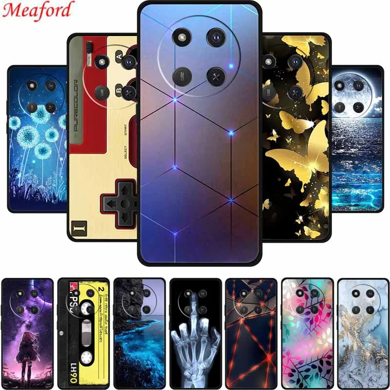 For Honor X60 Pro Case Popular Picture Black Silicone Soft Back Cover Case For Honor X60 Pro Phone Case HonorX60 Pro 6.78