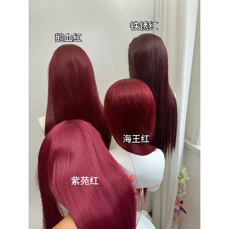 Everbright Store Red Series Cos Universal Hand Hook Hair Embryo Collection 13 × 4 Large Lace Hand Hook High Temperature Silk Wig