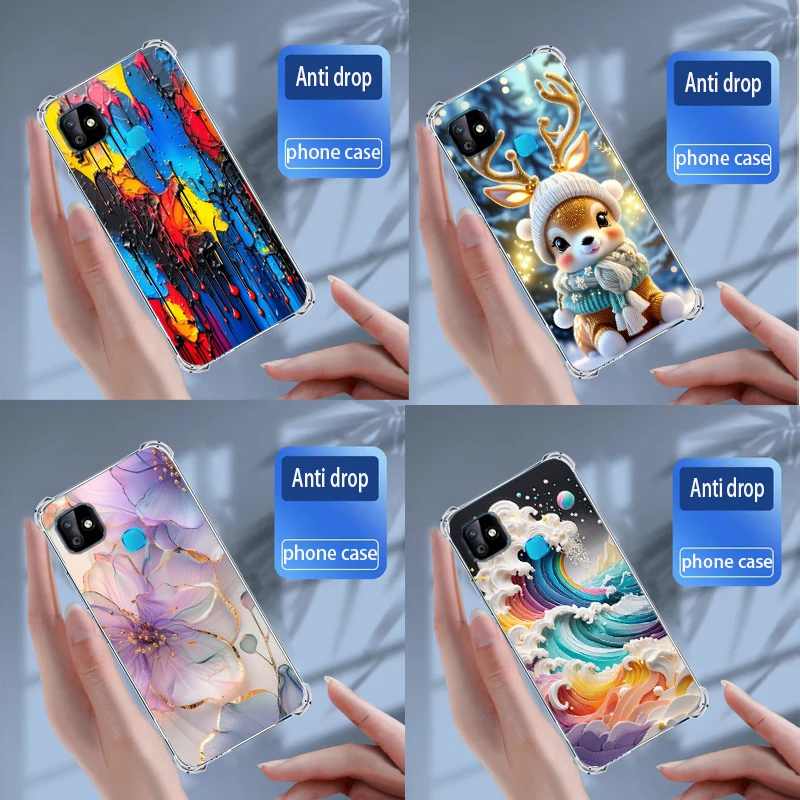 For Cases infinix Smart HD 2021/X612 Cover Soft Silicone transparent TPU Phone Case Coque Capa Bumper