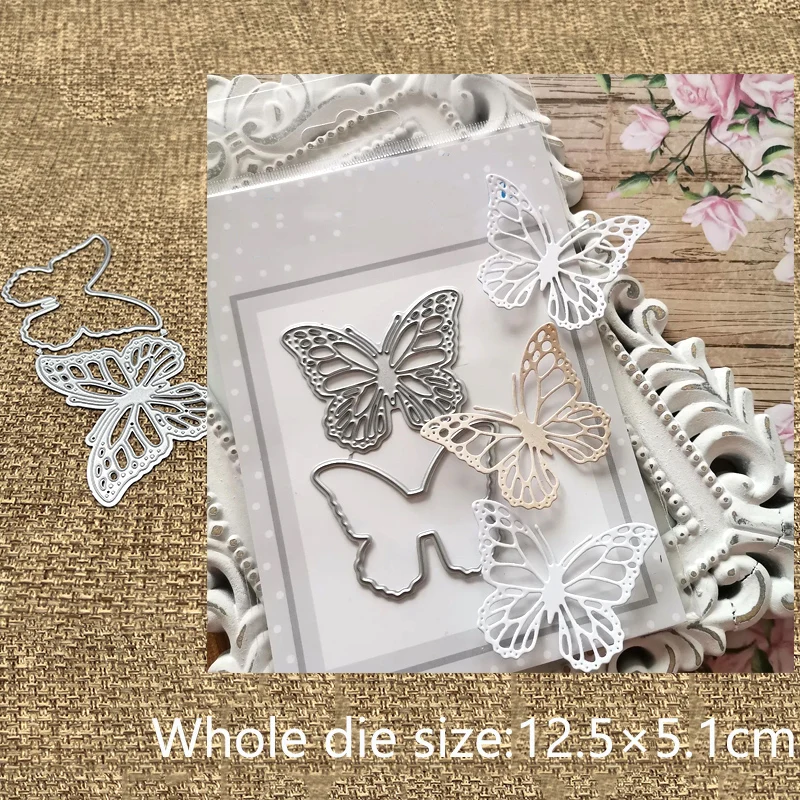 New Design Craft Metal stencil mold Cutting Dies lace frame butterfly IHS scrapbook die cuts Album Paper Card Craft Embossing