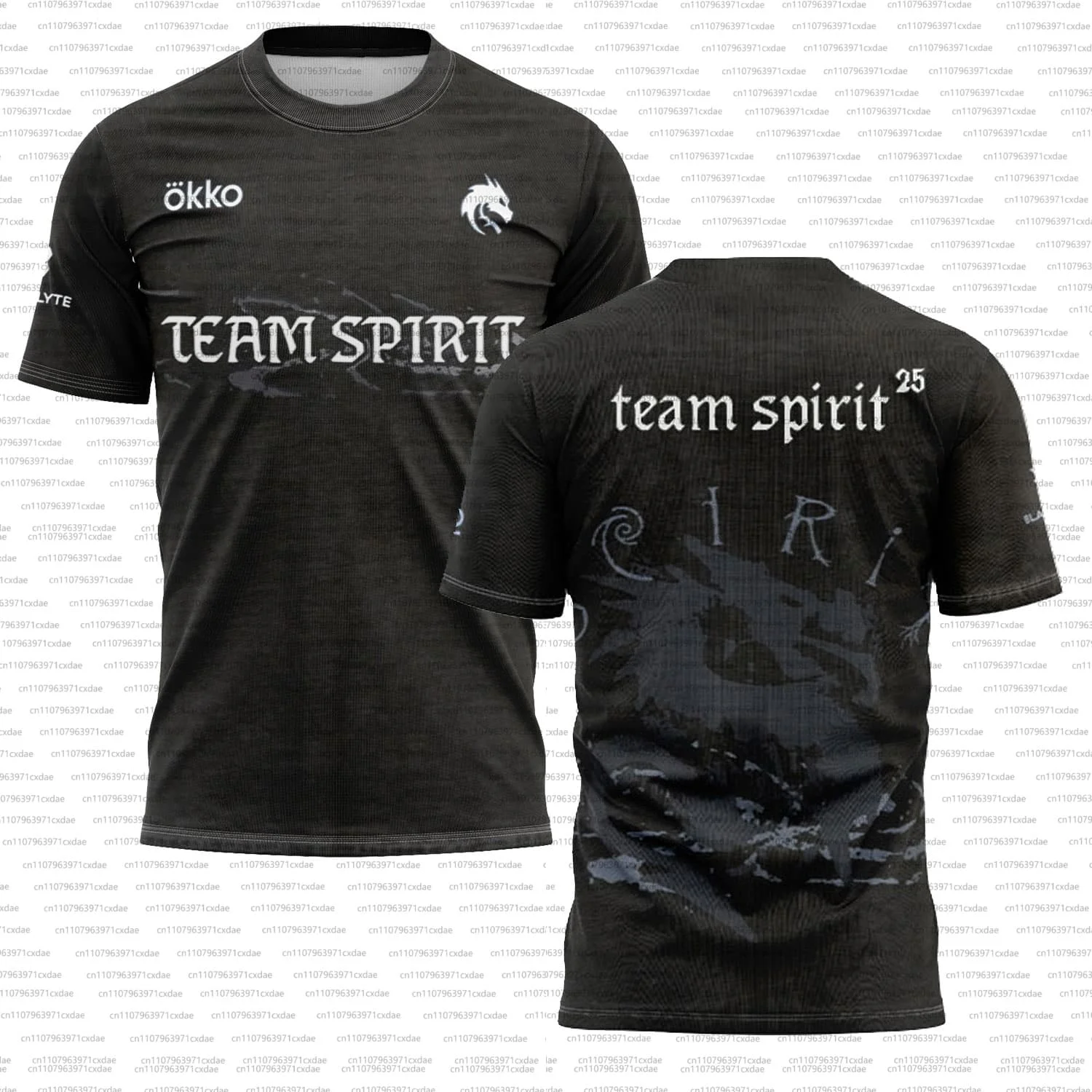 

TEAM SPIRIT E Sports New Team Uniform Fans Summer Breathable Mesh O Neck Sportwear Man Women Casual Short Sleeve DONK T-shirt