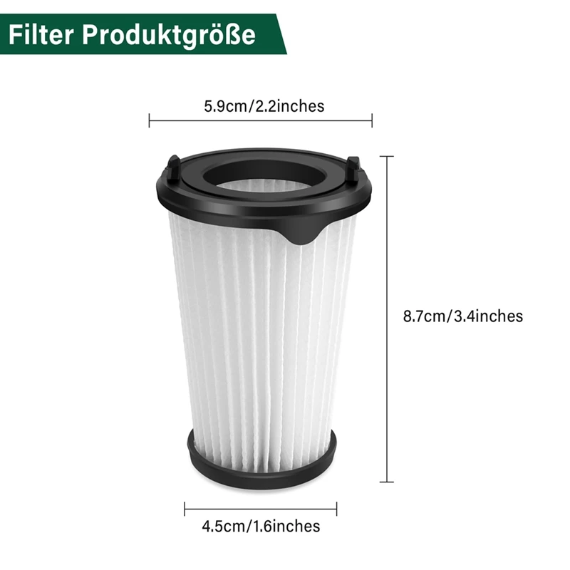 ハンドヘルド掃除機用フィルターJDZD-CX7個,交換用フィルター,動物用バッテリー,aeg aef150,CX7-2,qx8,6パック