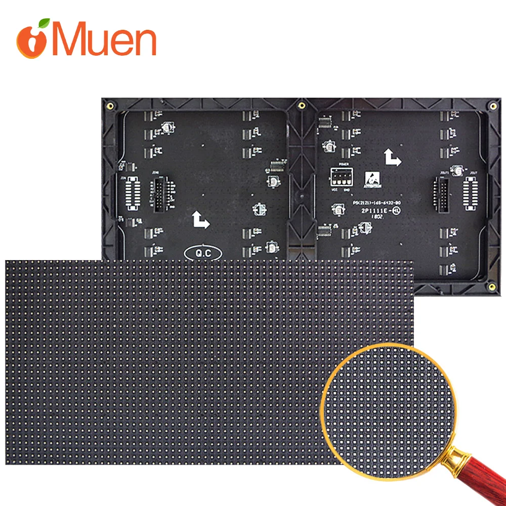 Free shipping 1Pcs P5 Indoor LED Display Module 1 / 16Scan 64×32dots  P5 Indoor Full color LED Advertising Display Panel SMD