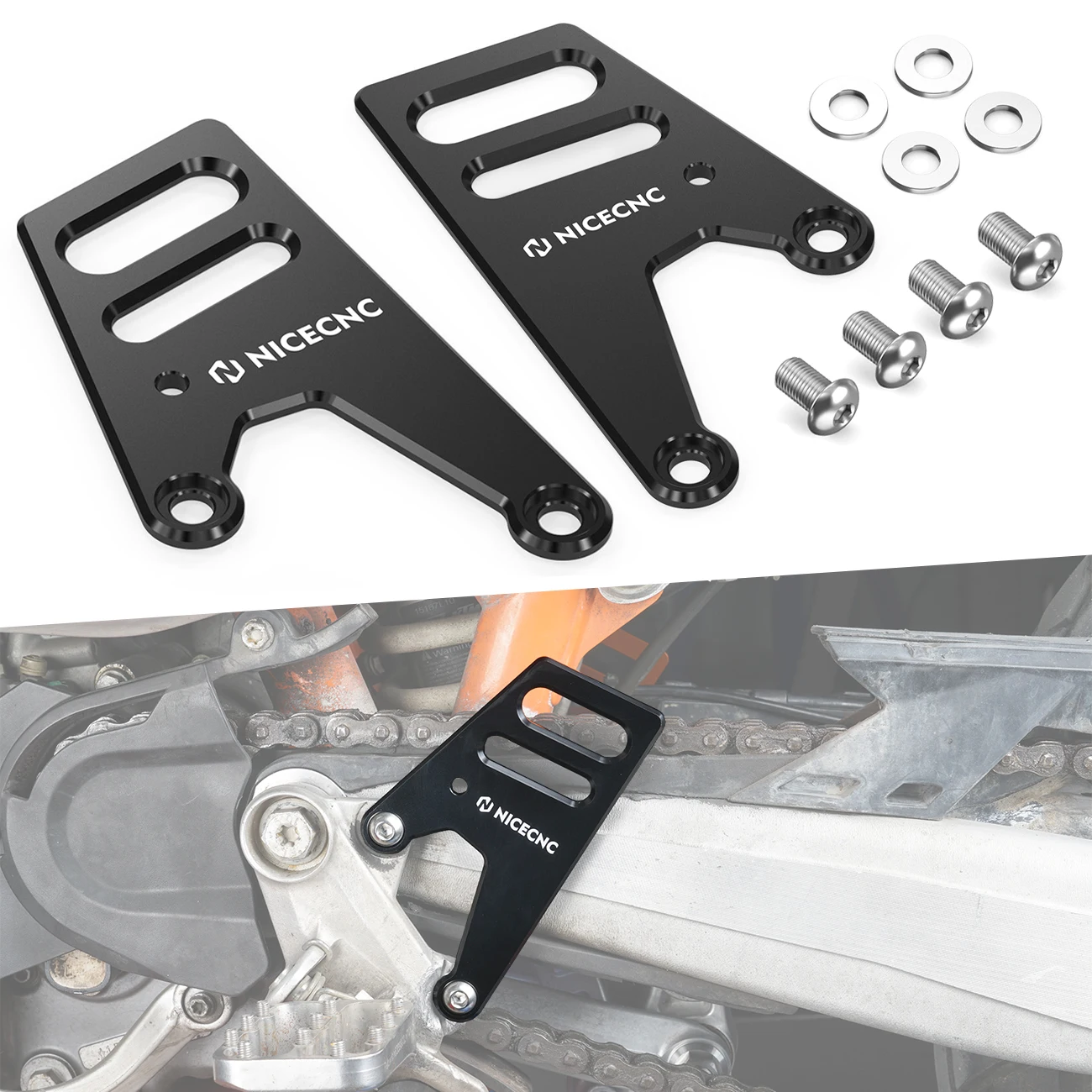 

For 2016-2024 Husqvarna 701 Enduro 701 Supermoto Rackless Bag Strapping Bracket Heel Guard Cover for GasGas 700 SM/ES 2022-2024