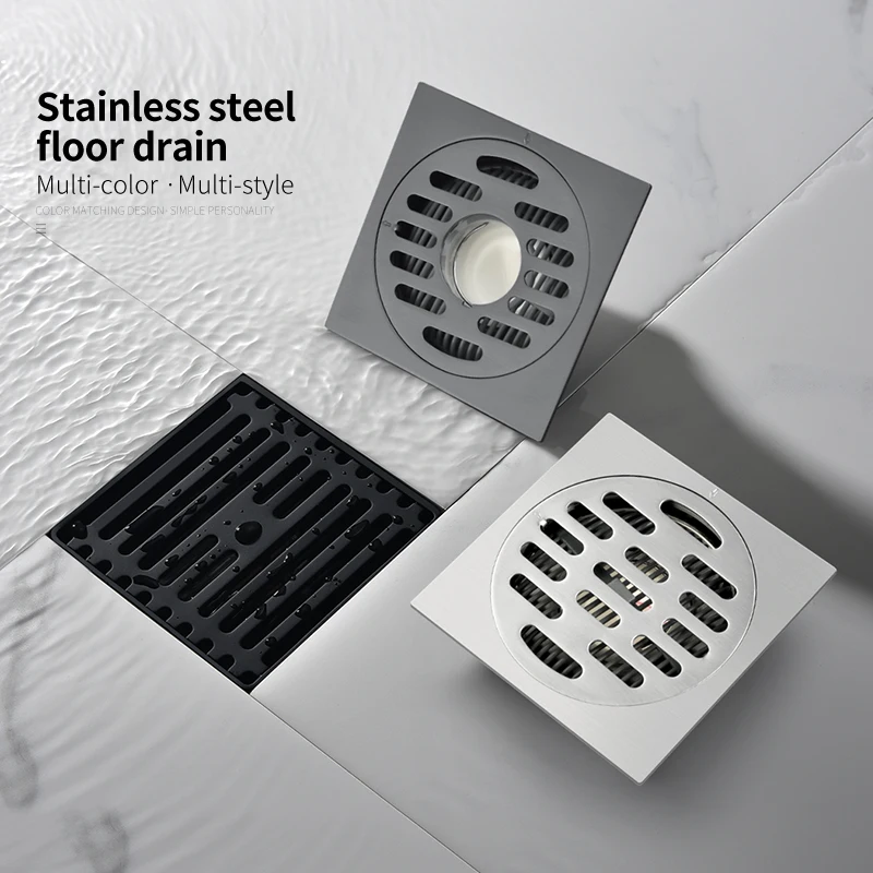 Shower Drain Stainless Steel Floor Drain Ordinary Bathroom Washing Machine Toilet Kitchen Balcony Dedicated To prevent odor