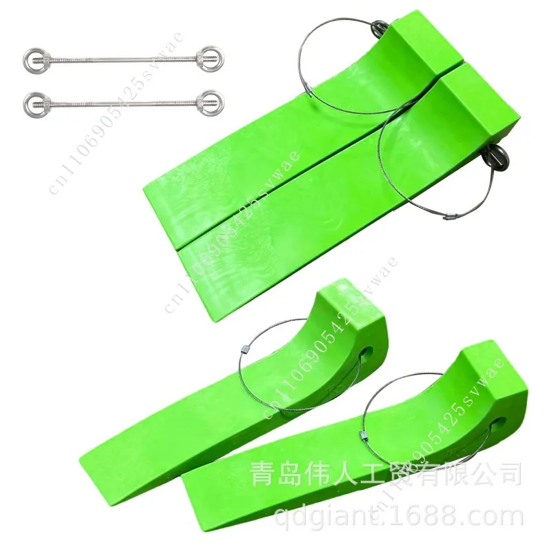 

Customized tire anti-skid, trailer wrecker stop, four-piece tire skateboard with connecting accessories