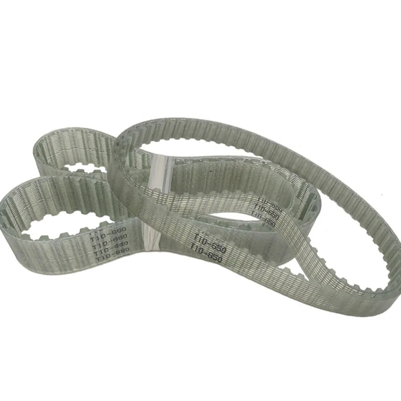 T10 Steel Wire Closed Loop Timing Belt PU T10-260 300 330 340 370 400 410 420 430 440mm Width 15mm/20mm/25mm Synchronous Belts