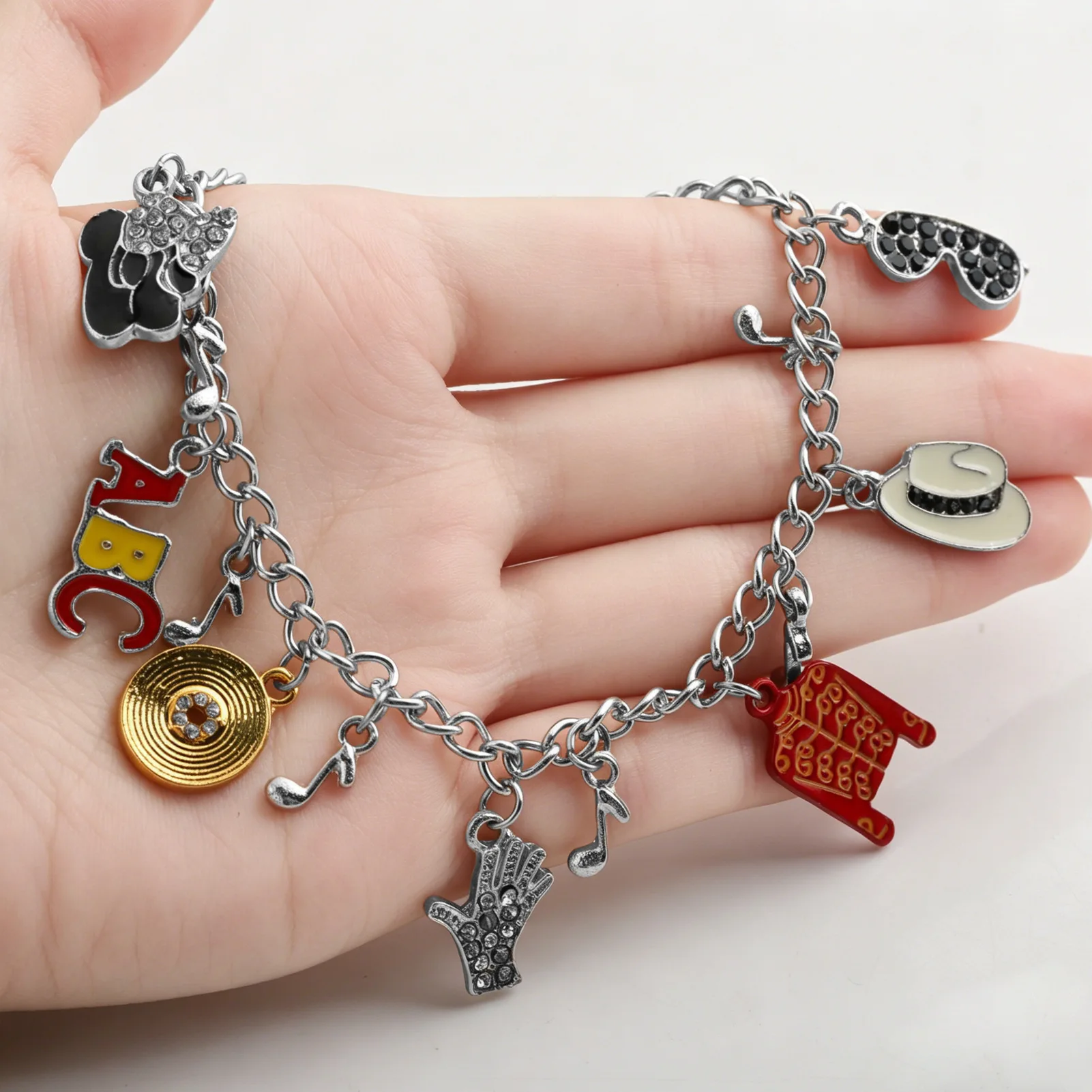 Anime Pendant Necklace - Michael Jackson BAD Anhänger-Halskette – Rock-Roll-Punk-Schmuck