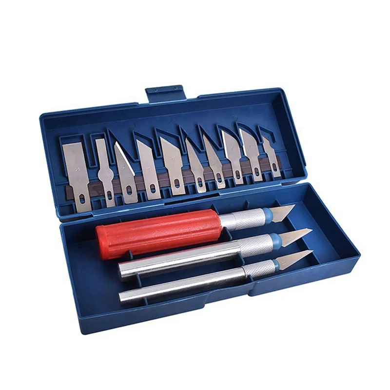 ABUM-Printing Model Trimming Tool Kit Eraser Carving Tool, 3D Model File Cutter Material Removal Tool For Precision Work