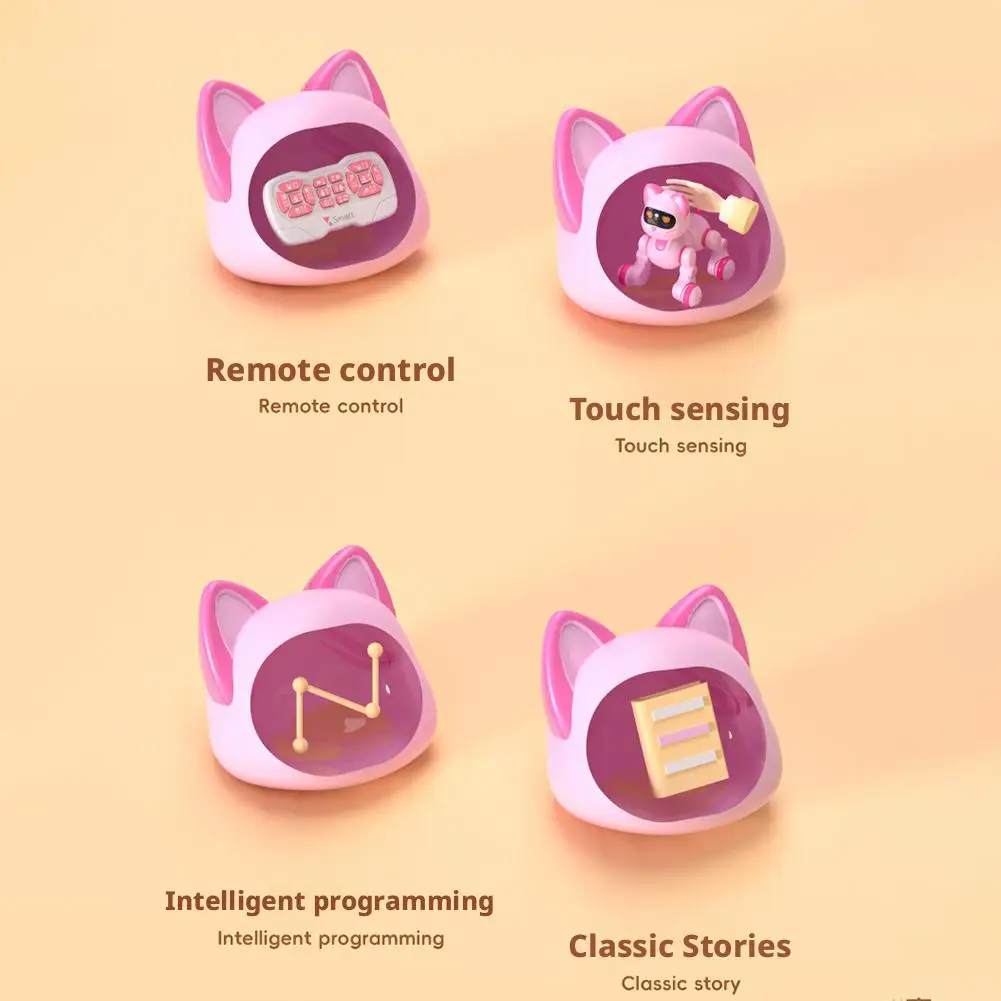 Fernbedienung Roboter Smart Elektronische Katze Interaktives Spielzeug kinder Pädagogisches Krabbeln Spielzeug Geburtstag Mädchen Für Geschenke Jungen