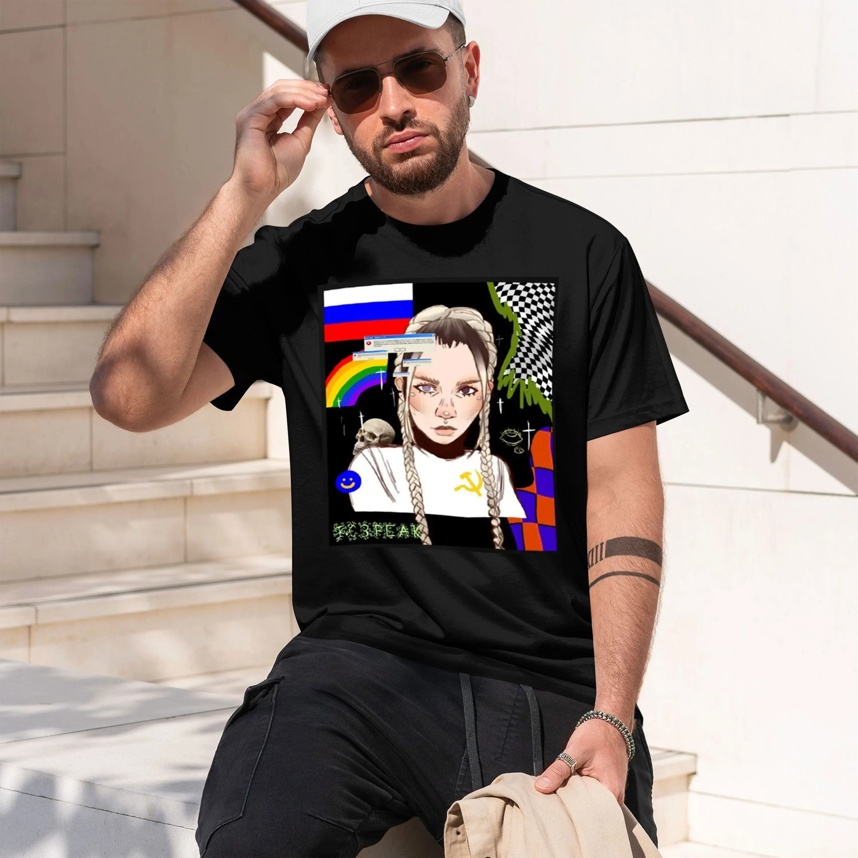 Футболка Nastya Kreslina 3, модель 2026 года, с коротким рукавом, круглым вырезом, классическая повседневная, в нескольких цветах
