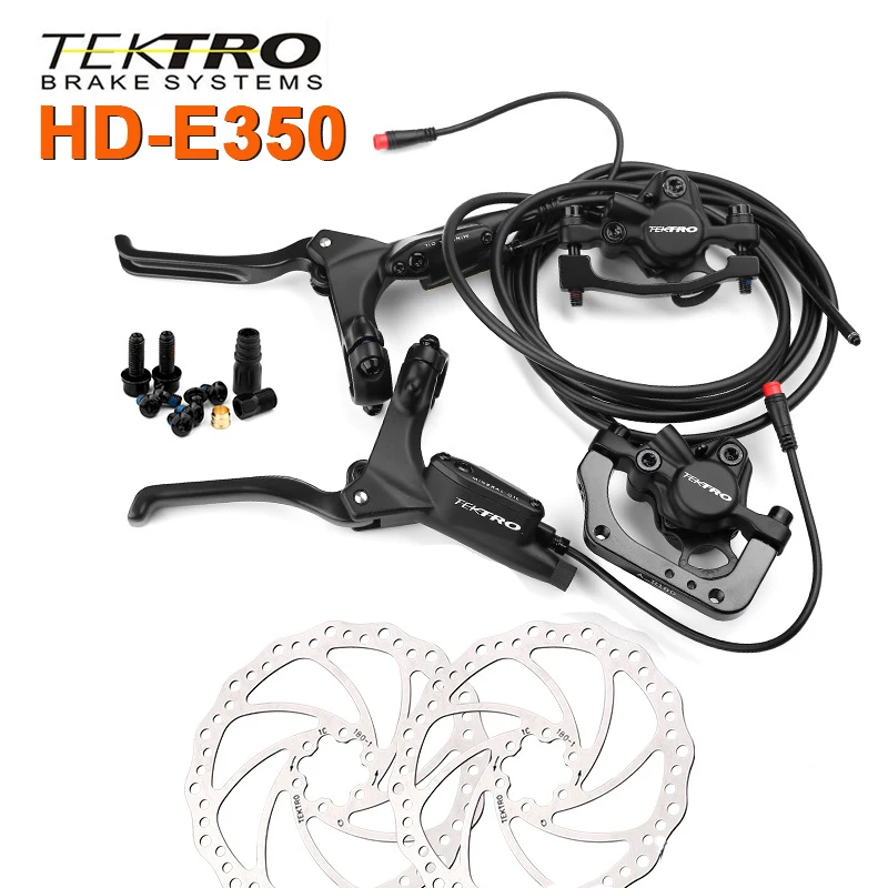 TEKTRO-Hydraulic Disc Brake for Electric Scooter, Power-off Oil Discs, Bicycle Power Control, HD-E3520 MTB, 160 R, 180R