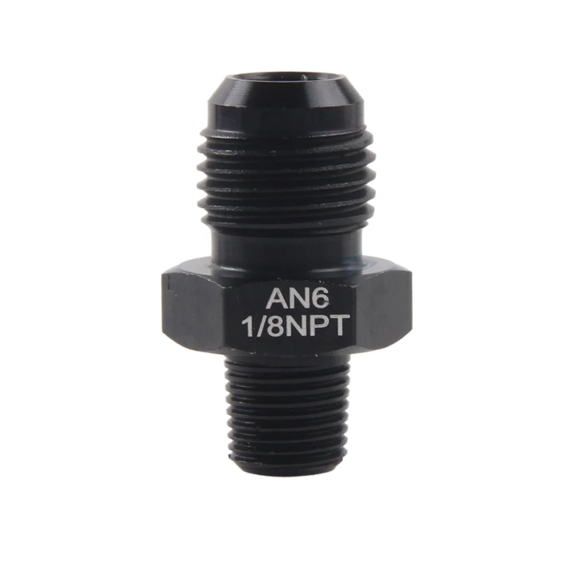 AN6 AN8 AN10 To 1/2NPT 1/4 NPT 1/8 NPT 3/8NP Thread Straight Fuel Oil Air Hose Fitting Male Adapter Car Auto Accessories