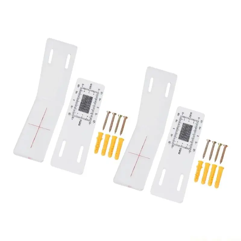 

A2BE 2/4Pcs Crack Monitor,Corner Crack Monitor For Crack Monitorings