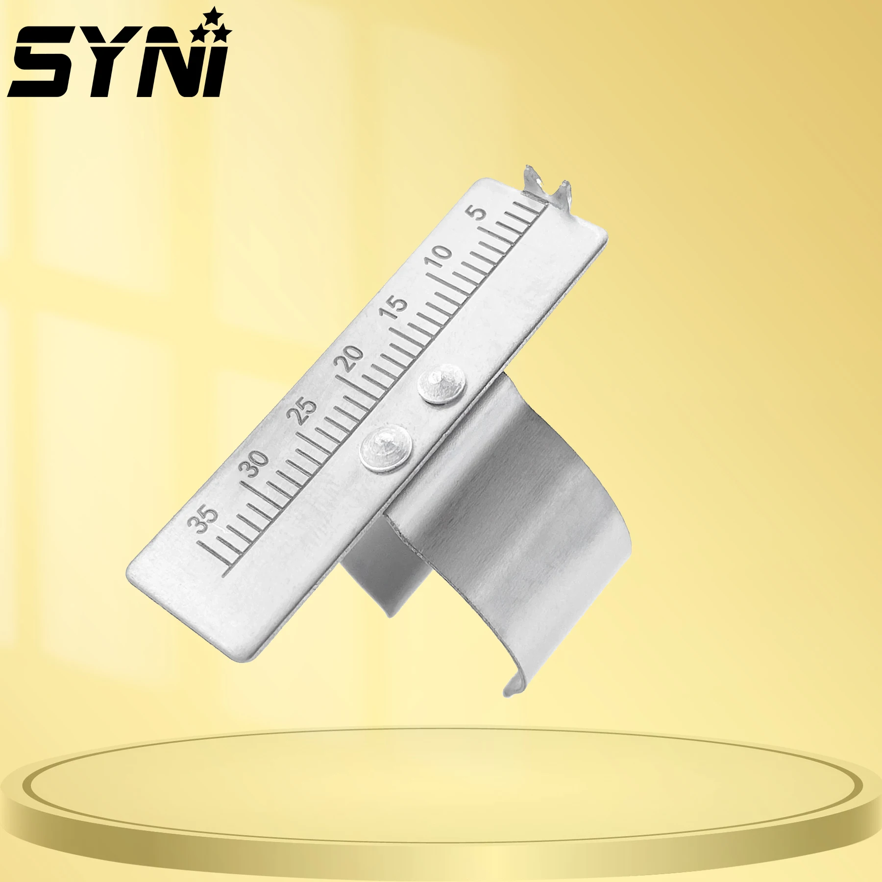 SYNI Dental Span Ring Laboratory Equipment Precision Finger Ruler Gauge Instrument Endo Measure Scale Endodontic Precision