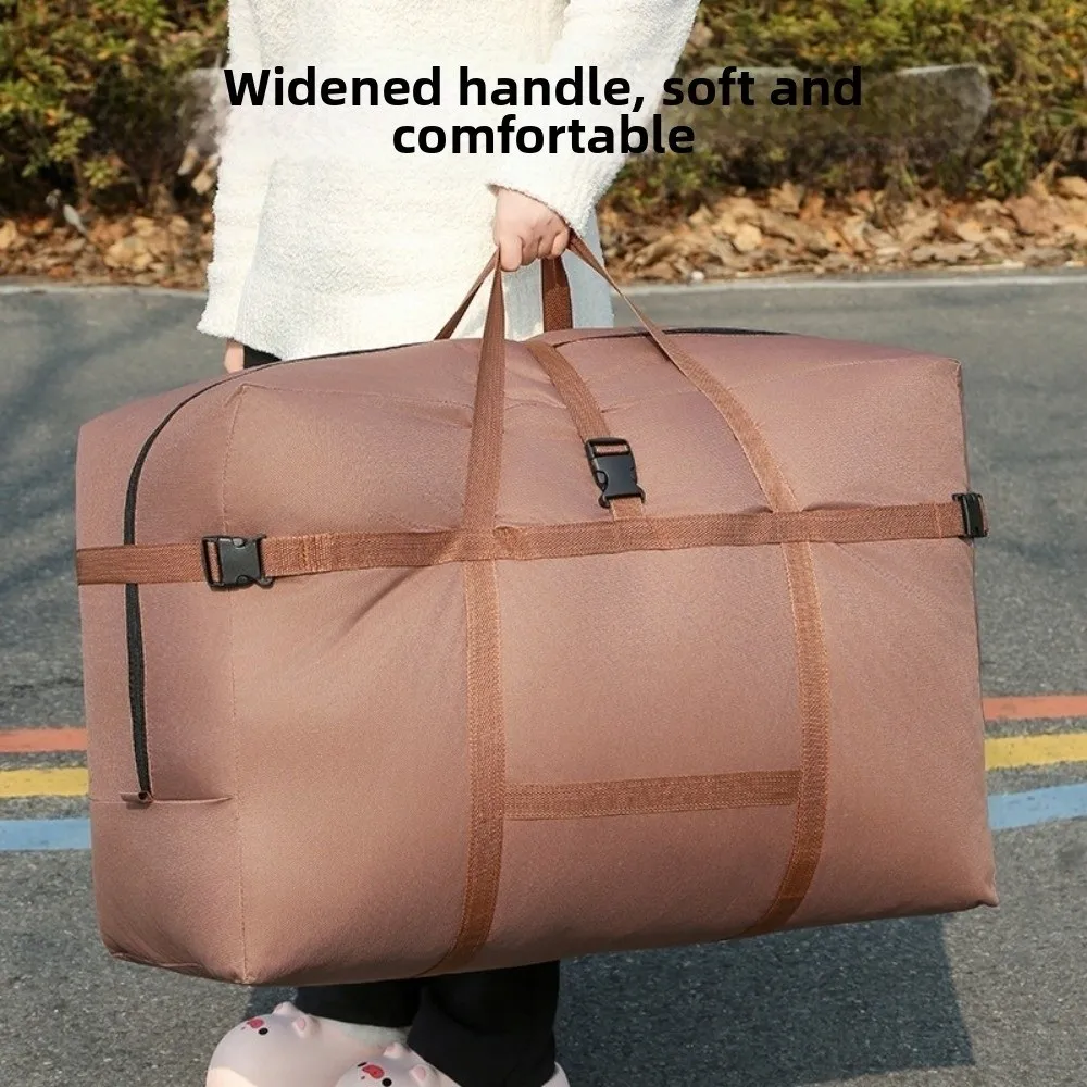

Large Capacity Travel Luggage Bag Waterproof Foldable Clothes Quilt Storage Bag Dust-proof Oxford Cloth Luggage Packing Bag