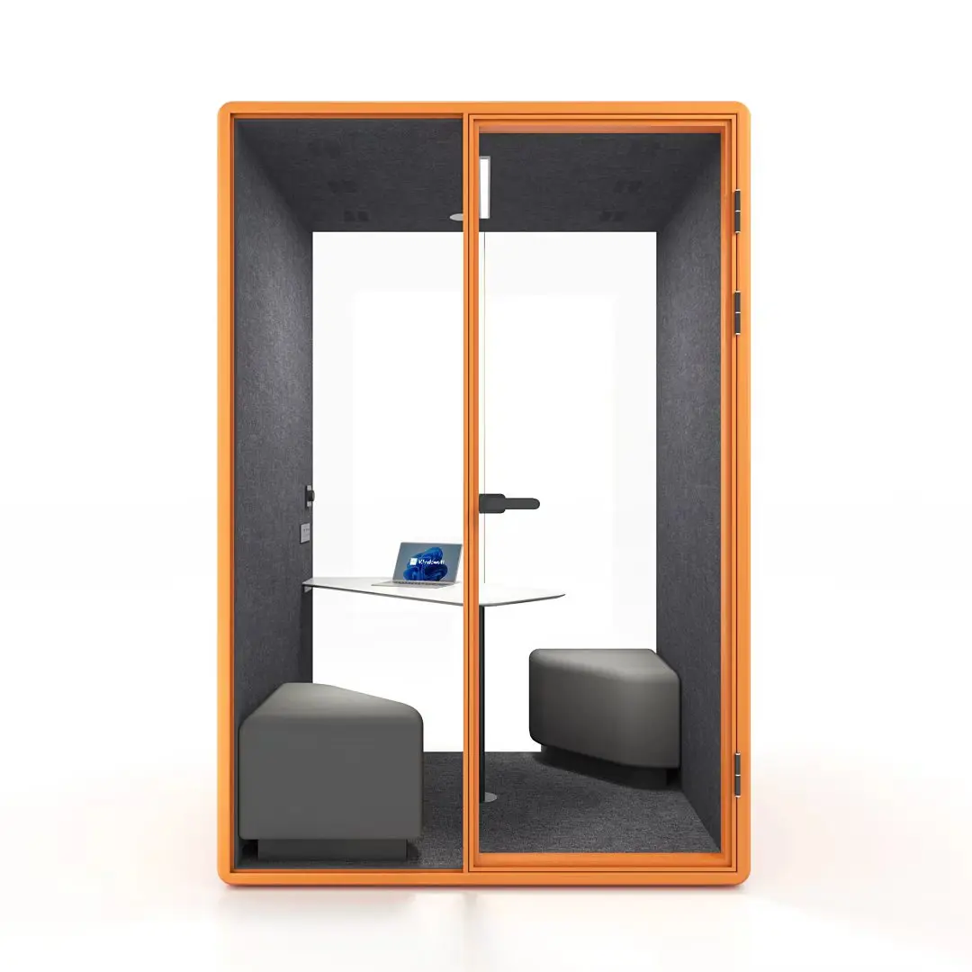 High-quietness Portable Soundproof Office Cabin, Indoor Mobile Workspace, Telephone Learning Room Cubicle, With Good Privacy.