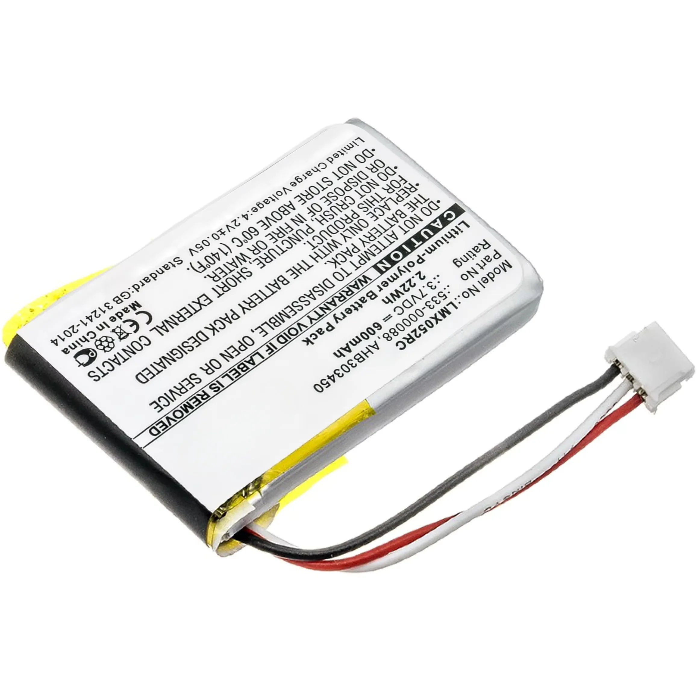 3.7V 600mAh Replacement Battery L/N:1412 For Logitech MX Master MX Anywhere 2 3S MX Master 2 3 MR0083 G502 X Wireless Mouse