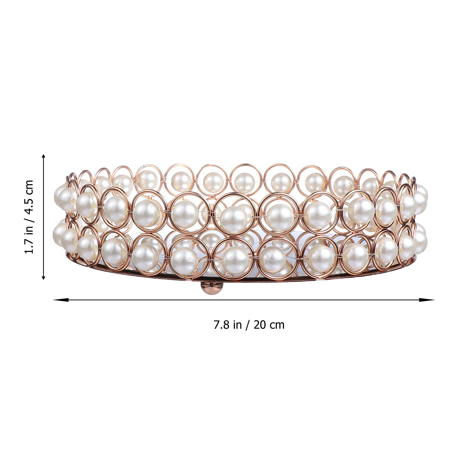 

1Pcs Mirror Fruit Tray Multi-Use Decorative Storage for Jewelry Cosmetics Keys Home Organization Elegant Vanity Table Accessory