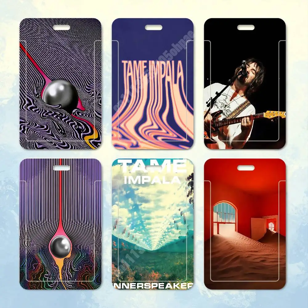Deadbeat T-Tame K-Kevin Impala Parker Plastic Card Holder Worker ID Card Clear Transparent Employee Visitor Pass