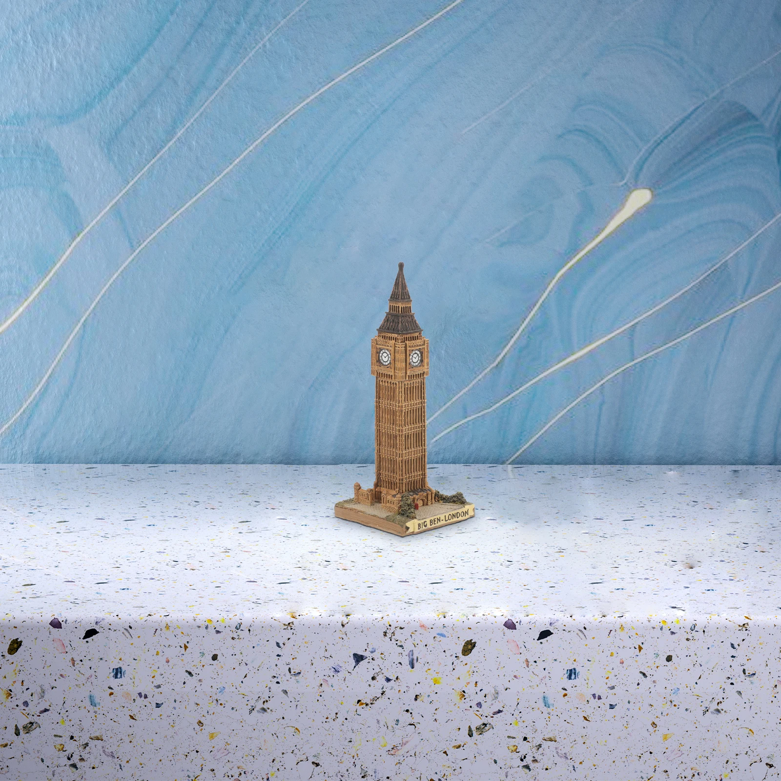 

Big Ornaments Decorative Resin Craft Building Model Souvenir Desktop London Props Figurines Retro Material Home