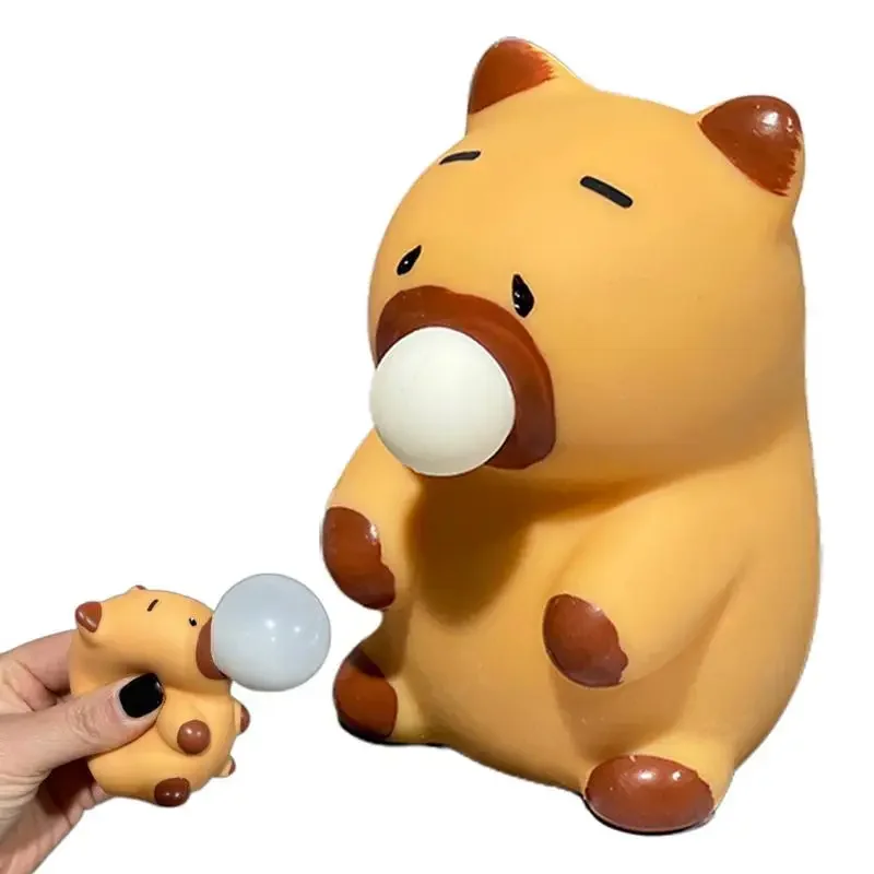 PVC かわいいイルカピンチおもちゃ泡を吹く面白いリラクゼーション小さな絞りボール子供の少年大人のおもちゃ